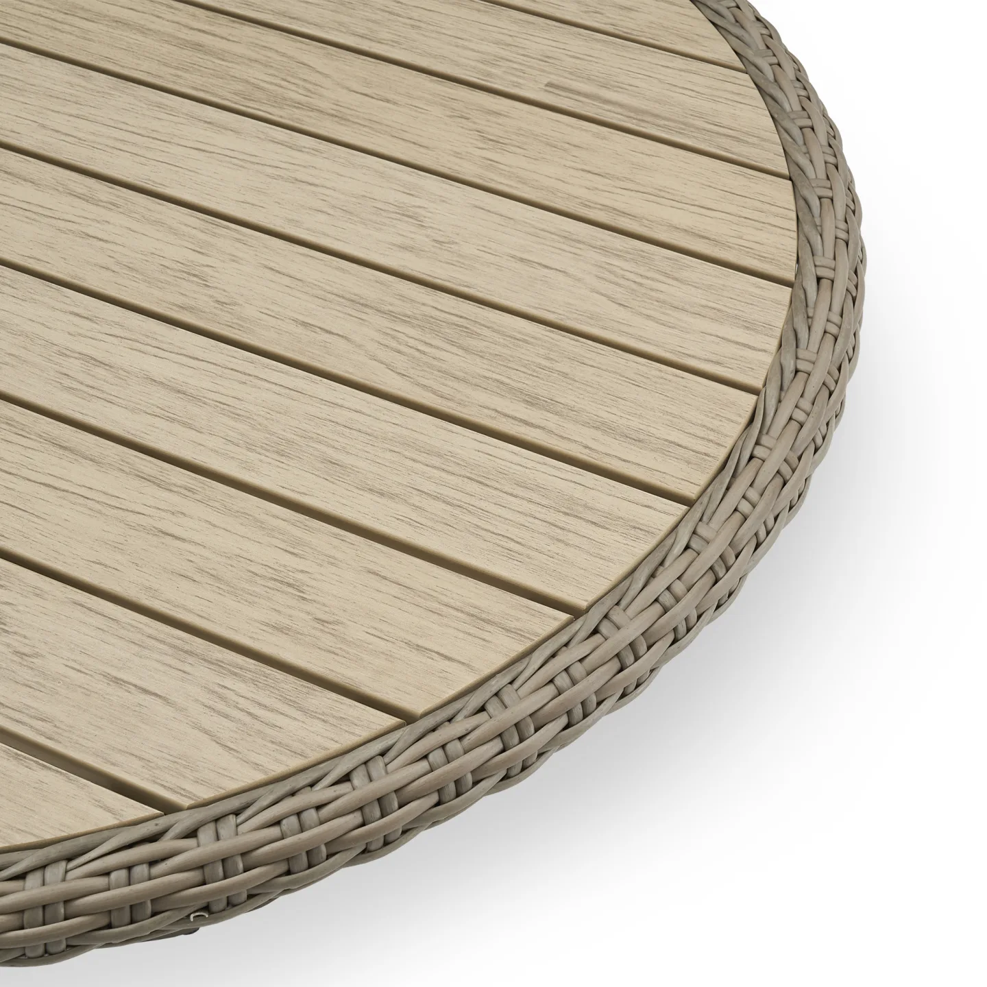 Modern Wholesale Luxury Patio Design Garden Outdoor Pool Set Furniture Wicker Round Rattan Fabric Coffee Table