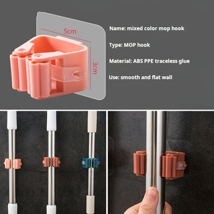 Bán Buôn Tường Vít-Miễn Phí Nhãn Dán Móc Trong Suốt Không Có Dấu Vết Vít Dài Khóa Móc Nhiệm Vụ Nặng Nề Dính Tường Móc Cho Phòng Tắm - Product Image 6