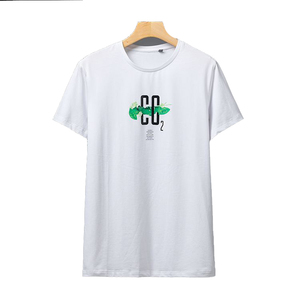 T-shirt personnalisé <span class=keywords><strong>Fruit</strong></span> <span class=keywords><strong>of</strong></span> <span class=keywords><strong>the</strong></span> <span class=keywords><strong>Loom</strong></span>, nouveau style 2025, vente en gros, T-shirt tendance personnalisé, 100% coton, T-shirt noir et blanc - Product Image 4