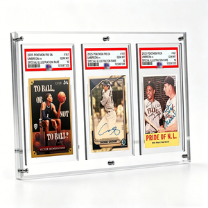 Cadre mural en acrylique sur mesure pour cartes à collectionner, support d'affichage pour cartes TCG classées, pour cartes de sport et objets de collection - Product Image 1