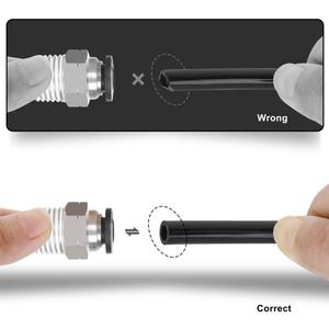 Conectores Neumáticos de 1/4 de Pulgada, Kit de Manguera de Aire de Plástico de Conexión Rápida con Cortador de Tubos y Accesorios - Product Image 2