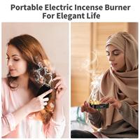 Moyen-Orient Portable nouveau brûleur d'encens intelligent BUKHOOR USB électrique écologique aromathérapie Machine bois de santal BK-28