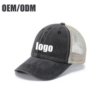 Gorras de Béisbol Personalizadas al por Mayor, Estilo Vintage, con Logotipo Impreso Personalizado, Gorras de Hombre sin Estructura