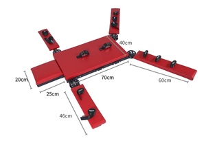 Kit de sujeción con forma <span class=keywords><strong>humana</strong></span>, marco SM, ataduras para extremidades fijas, esposas, accesorios, sujeción de muslos y tobillos, herramienta sexual de castigo - Product Image 2