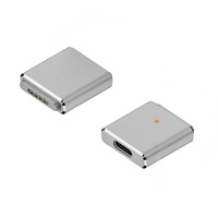 Adaptateur secteur magnétique USB-C 3 en 1 100W PD à charge rapide avec indicateur LED pour MacBook Pro/Air M2/M3