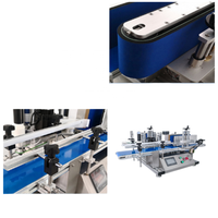 Machine d'étiquetage automatique de bouteilles rondes, machine d'étiquetage à adhésif pour bocaux en verre, boîtes en plastique, emballages cosmétiques et alimentaires