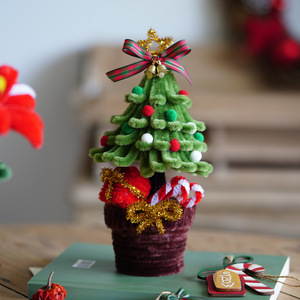 Le kit de jardin miniature Fluffy Friends : Créez des pots de fleurs en forme d'animaux mignons comme des agneaux, des chatons, avec des nettoyeurs de tuyaux en polaire corail - Product Image 6