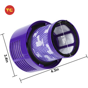 Pièce de rechange pour filtre post-motor pour aspirateur Dys <span class=keywords><strong>V</strong></span> <span class=keywords><strong>10</strong></span> SV 12 <span class=keywords><strong>Cyclone</strong></span> Absolute Animal Total Clean, pièce n° 969082-01 - Product Image 2