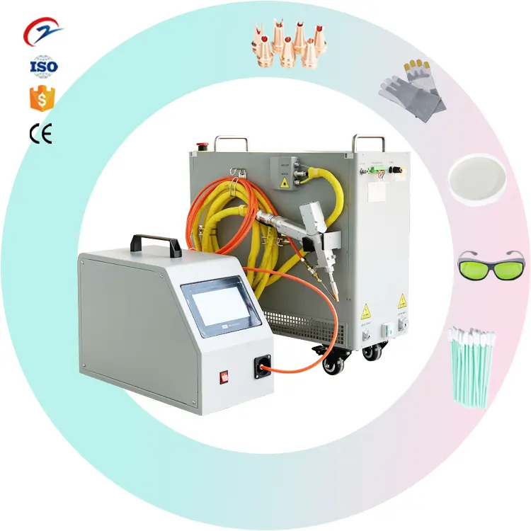 1.5Kw 금속 소형 소형 레이저 용접 기계 공기 차가운 체계 소형 레이저 용접공 휴대용