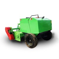 Mini-presse à balles rondes pour ensilage et paille, avec broyeur de paille intégré, pour ensilage et ensilage de maïs