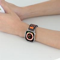 Bracelet à boucle élastique TrendyBay pour Apple Watch Bracelets de montre ultra intelligents pour 8 7 6 5 3 SE 49mm 38mm Montres Bracelet en nylon