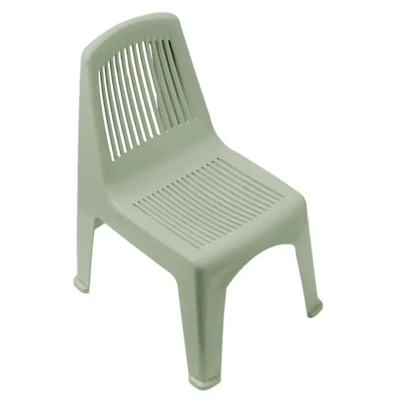 부티크 뜨거운 판매 다채로운 두꺼운 어린이 플라스틱 실내 유치원 등받이 튼튼한 플라스틱 의자