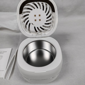 Limpiador Ultrasónico de 45KHz con Luz UV-C, Ventilador de Secado por Aire, 3 Ajustes de Temporizador, Limpiador Sónico Compacto para Uso en el Hogar y Viajes - Product Image 3
