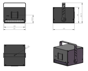 ไฟเวที LED เอฟเฟกต์พิเศษสำหรับไนท์คลับ แสงเลเซอร์ดิสโก้แบบเคลื่อนไหวได้ RGBW 3W 30KPPS ภาพเคลื่อนไหวเต็มรูปแบบ DMX512 ควบคุมด้วยเสียง IP54 - Product Image 2