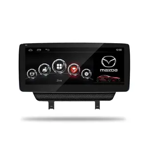 Route Android 12 système autoradio 10.25 "pour Mazda 2 Mazda CX3 double système 4 + 64GB prise en charge du joystick d'origine