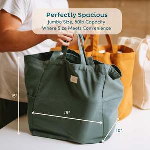 ถุงผ้าแคนวาสออร์แกนิคขนาด 12 ออนซ์ พิมพ์ลายตามสั่ง ยั่งยืน เป็นมิตรกับสิ่งแวดล้อม รีไซเคิลได้ ใช้ซ้ำได้ พร้อมลายตัวอักษรและโลโก้แบรนด์ - Product Image 2