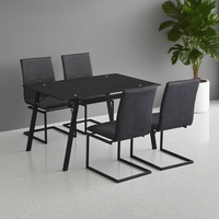 Échantillon gratuit Chaise de luxe royale en or italien fabriquée pour 6 personnes Table à manger à base métallique en Turquie