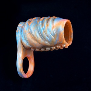 NNSX Venta al por mayor de fábrica: Set de fundas huecas para pene y anillos escrotales para hombre, juguetes sexuales para adultos, set de anillos para juguetes sexuales - Product Image 5