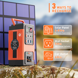 Estación de Energía Solar Portátil de 44000mAh para Acampar al Aire Libre, Batería de Almacenamiento de Energía Solar - Product Image 4