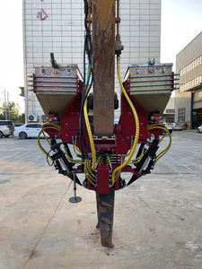 Équipement forestier XUVOL pour plantations, accessoire d'excavatrice 13-15T, rotateur de fosse, pousseur de terre, épandeur d'engrais à double bac - Product Image 5