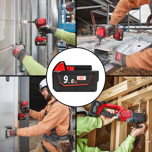 VICTPOWER 18V 9.0Ah Li-ion <b>Battery</b> Replacement for Milwaukee M18 Cordless Power Tools 200+ Tools Compatible OEM ODM - Product Image 6