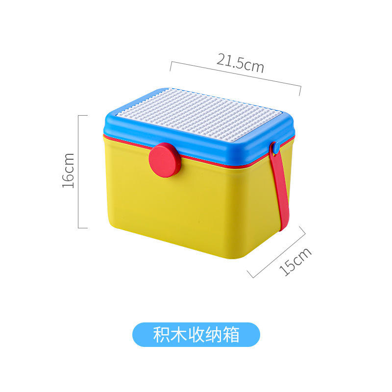 กล่องเก็บของอเนกประสงค์แบบไม่มีบล็อกตัวต่อ