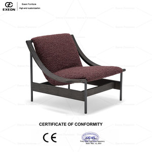 Ensemble <span class=keywords><strong>de</strong></span> fauteuils inclinables <span class=keywords><strong>de</strong></span> style nordique exquis et luxueux pour salon d'hôtel, avec un <span class=keywords><strong>design</strong></span> créatif et un tissu confortable. - Product Image 6