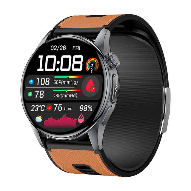 Wholesale Medical Grade Smart Watch ECG Body Composition Monitor Bluetooth Calling AMOLED Display Multi Language Support