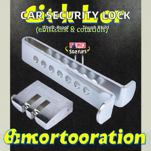 <span class=keywords><strong>Antivol</strong></span> LOVEYOUNG pour Voiture avec Pédale et <span class=keywords><strong>Volant</strong></span> en Acier en Forme de T, avec 2 Clés, Sécurité Anti-Effraction - Product Image 2