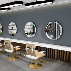 Espejo Circular con Iluminación LED para Barbería, Espejo de Salón con Luz LED, Gran Venta - Product Image 2