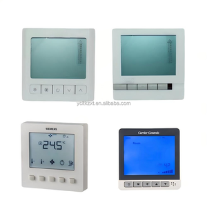 온도 조절기 기계식 유선 난방 냉각 220V LCD 디스플레이 OEM/ODM 가정 병원 HVAC 온도 컨트롤러 AC 3 단 모터 - Product Image 2