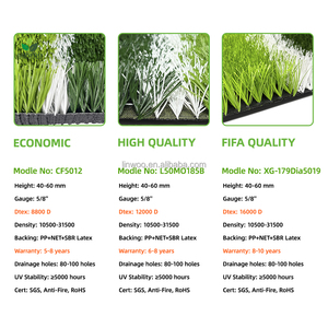 Linwoo Bán Buôn 40Mm 50Mm Cỏ Mềm Cảm Ứng Mật Độ Cao <span class=keywords><strong>Futsal</strong></span> Pitch Bóng Đá Nhân Tạo <span class=keywords><strong>Turf</strong></span> Cho Sân Vận Động Và Sân Bóng Đá - Product Image 3