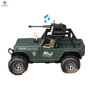 Chàng trai quân sự Xe Tải & xe máy chiến đấu Đồ chơi thiết lập quân đội thiết bị chiến thuật Xe nhựa mô phỏng cho chiến trường chơi - Product Image 4