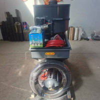 Machine à projeter du mortier 711 avec fonction de mélange, 7,5 kW, 380 V, multifonctionnelle pour béton, plâtre et enduit mural