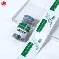 Étiquette personnalisée pour flacon de peptide lyophilisé, autocollante, imperméable, holographique, pour flacon pharmaceutique