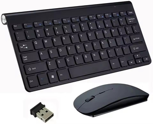 High Quality Golden Supplier USB Wireless Mouse and Keyboard Portable New Interface - Product Image 1