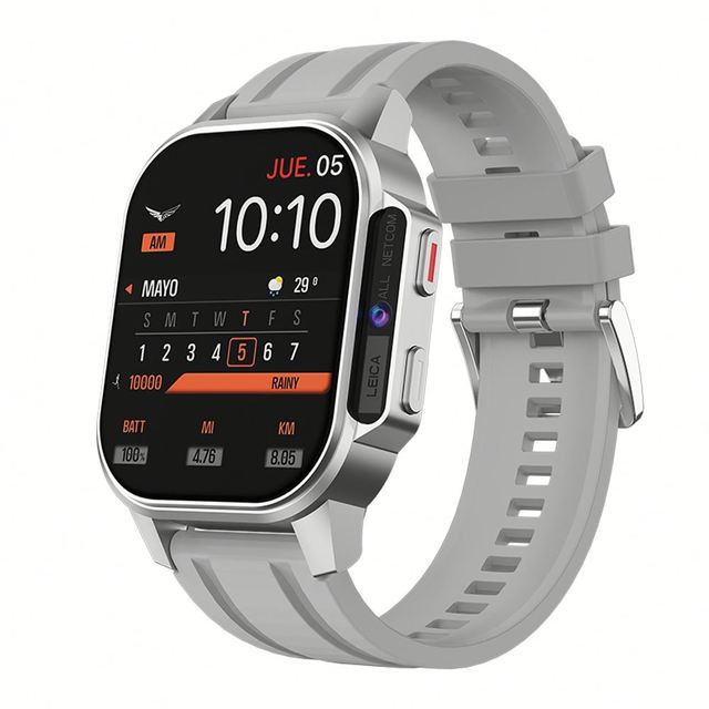ERON Hot B22 Android Smart Watch 4G with Sim Card 2.04inch Amoled WIFI Heart Rate Video Call Sports Health Smartwatch for Men