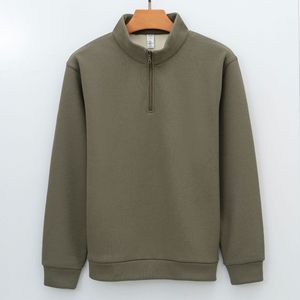 <span class=keywords><strong>Felpa</strong></span> girocollo imbottita spessa e calda <span class=keywords><strong>felpa</strong></span> <span class=keywords><strong>con</strong></span> <span class=keywords><strong>Zip</strong></span> a quarto Logo personalizzato - Product Image 6