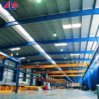 Taller y Almacén de Estructura de Acero Prefabricada, Nave Industrial de Gran Envergadura con Estructura de Acero Prefabricada