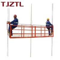 Plateforme suspendue en aluminium ZLP630 FacadeLift, équipement d'entretien de bâtiments