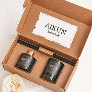 น้ำหอมปรับอากาศ AIKUN กลิ่นหอมจากธรรมชาติ พร้อมก้านไม้หอม เทียนหอม และสเปรย์ปรับอากาศ สำหรับบ้าน ห้องนอน ห้องนั่งเล่น ของขวัญสั่งทำพิเศษ - Product Image 3
