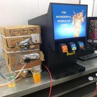 Distributeur automatique de boissons froides pour comptoir, machine à soda gazeuse pour buffets et magasins de proximité