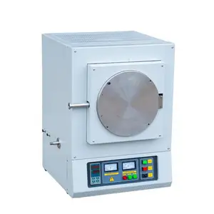 Box vertical vacuum crucible furnace for melting glass melting crucible