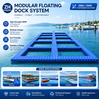 Vente directe usine : Pontons flottants en PEHD, bouées aquatiques, plateformes d'élevage pour bateaux à moteur, pièces et accessoires pour usage piétonnier aquatique