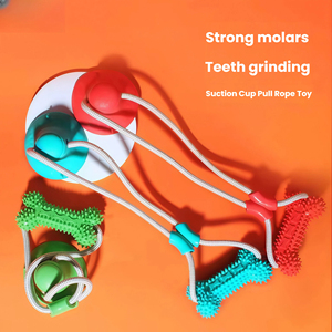 Juguetes para perros, juguetes de entrenamiento para mascotas, juguetes para masticar, hueso con ventosa, TPR duradero, resistente a mordidas, juguete de tira y afloja para perros grandes, para <span class=keywords><strong>el</strong></span> aburrimiento, ecológico - Product Image 3
