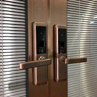 Wooden Veneer Wall with Door Modular Office Partition Room Divider Wall System for Commercial Office Space Division with Shutter