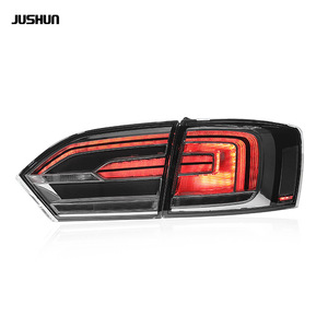 Feux arrière à LED Jushun pour Volkswagen Sagitar Mk6 12V, version rouge, noir, blanc, clignotants séquentiels, feux de jour - Product Image 3