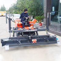 Machine de nivellement laser intelligente équipée d'une caméra de recul, commande à un bouton, équipement de nivellement de sol à quatre roues motrices