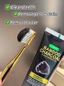 Dentifrice au charbon <span class=keywords><strong>de</strong></span> bambou naturel <span class=keywords><strong>de</strong></span> haute qualité sans fluorure, saveur menthe <span class=keywords><strong>clou</strong></span> <span class=keywords><strong>de</strong></span> <span class=keywords><strong>girofle</strong></span>, blanchit les dents, élimine les taches, combat <span class=keywords><strong>la</strong></span> <span class=keywords><strong>mauvaise</strong></span> <span class=keywords><strong>haleine</strong></span> - Product Image 3