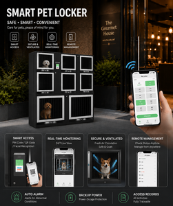 Armario Inteligente para Mascotas 2026 con Monitoreo por Aplicación, Gabinete de Almacenamiento Ventilado de 8 Puertas para Autoservicio en Restaurantes y Lugares Públicos - Product Image 5